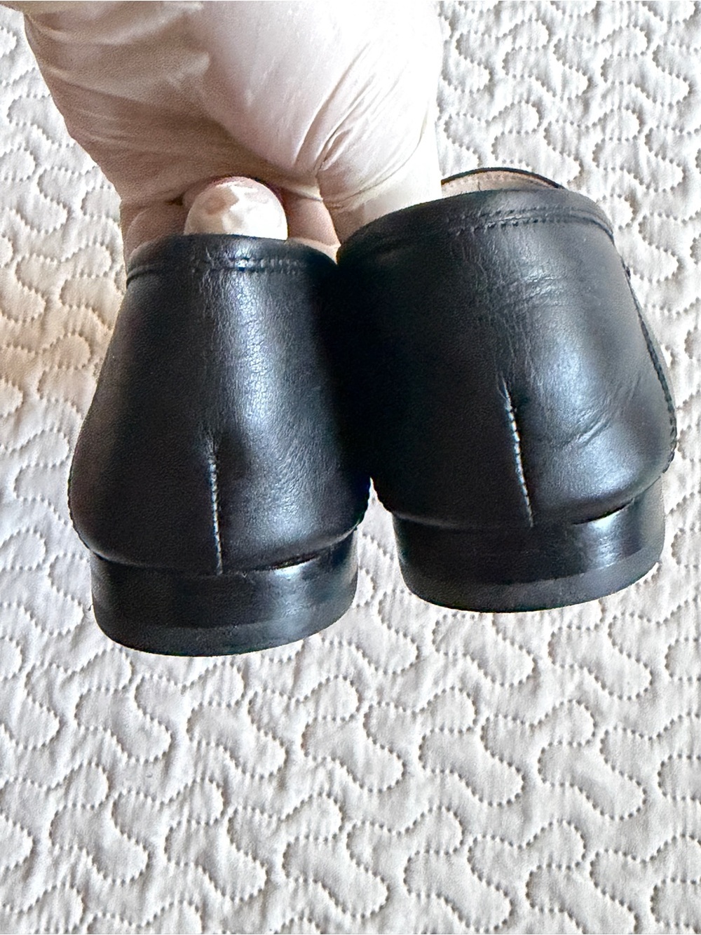 Sam Edelman Loraine Black Leather Loafers W/ Goldtone Bit Hardware Size 7.5 NWOT - Picture 4 of 9